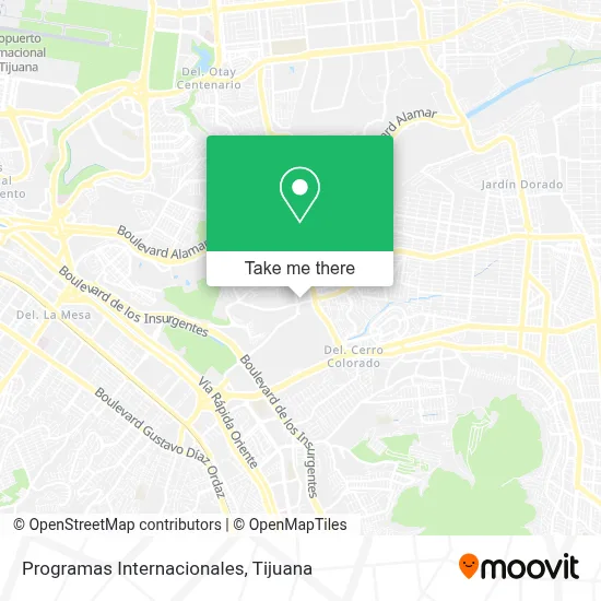 Programas Internacionales map