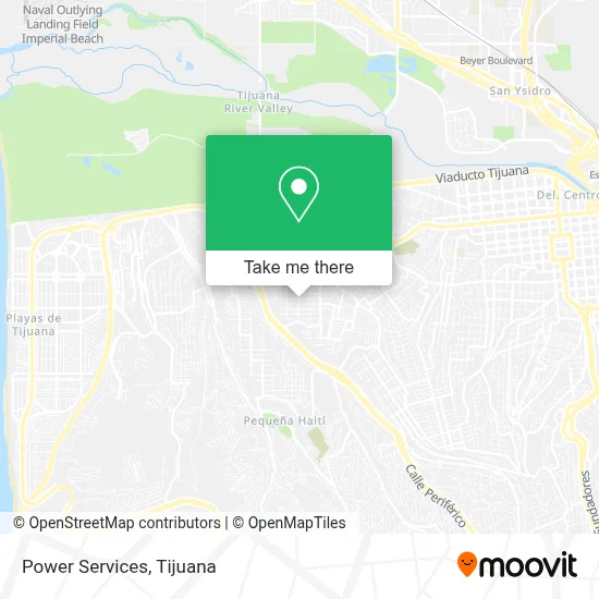 Power Services map
