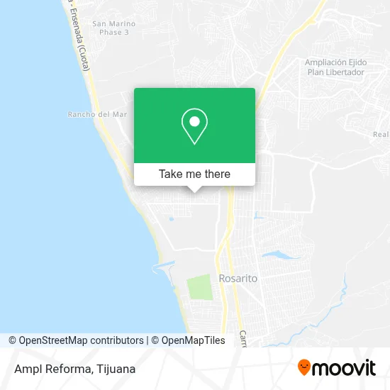 Ampl Reforma map
