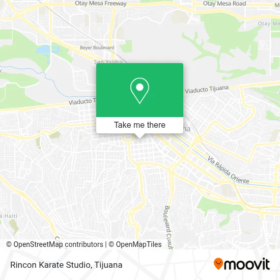 Rincon Karate Studio map
