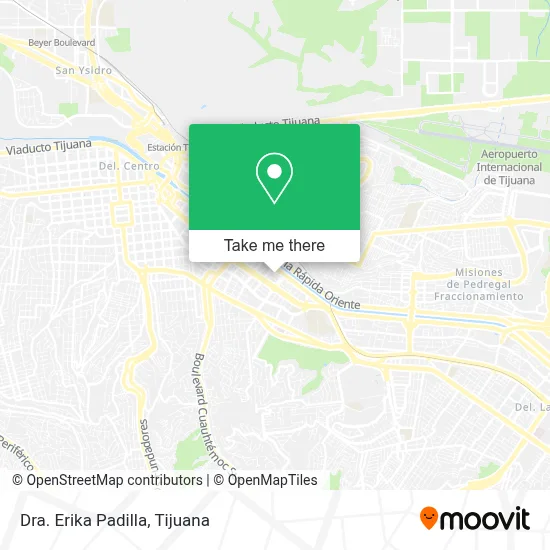 Dra. Erika Padilla map