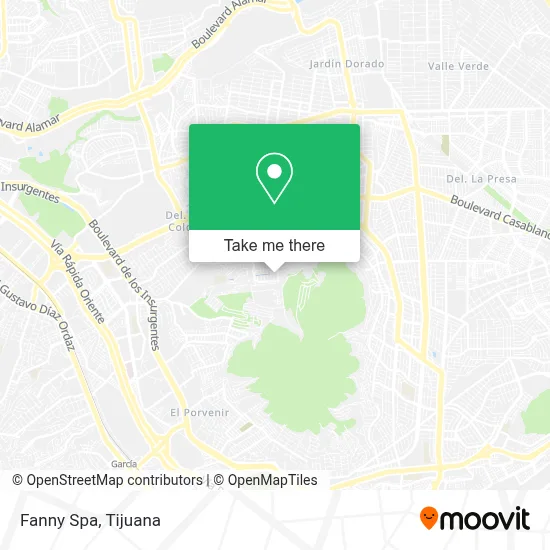 Fanny Spa map