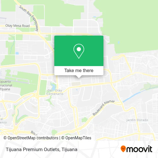 Tijuana Premium Outlets map
