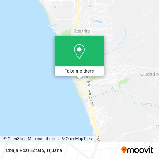 Cbaja Real Estate map