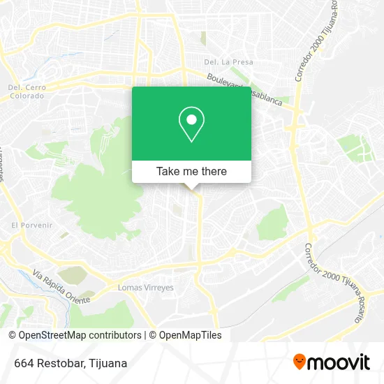 664 Restobar map
