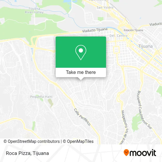 Roca Pizza map