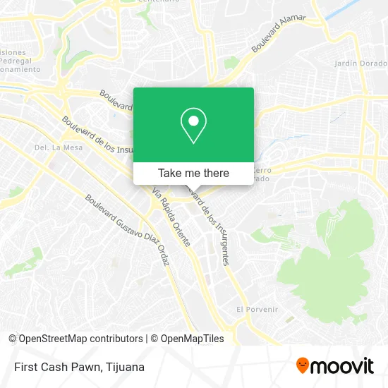 First Cash Pawn map