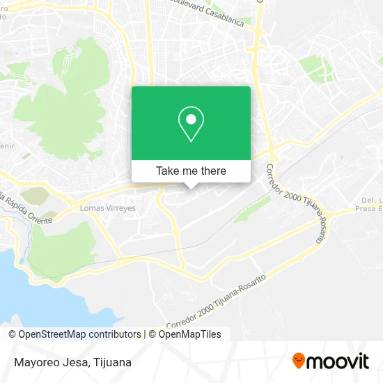 Mayoreo Jesa map