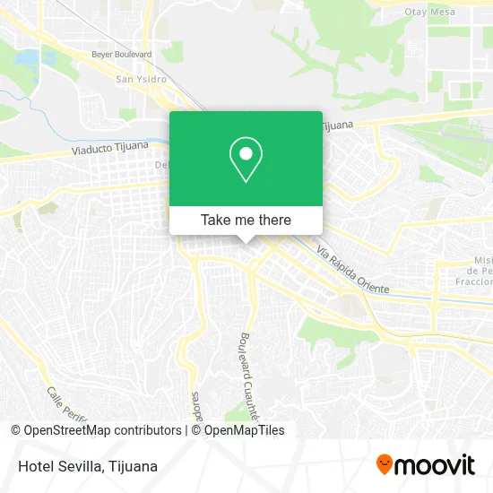 Hotel Sevilla map