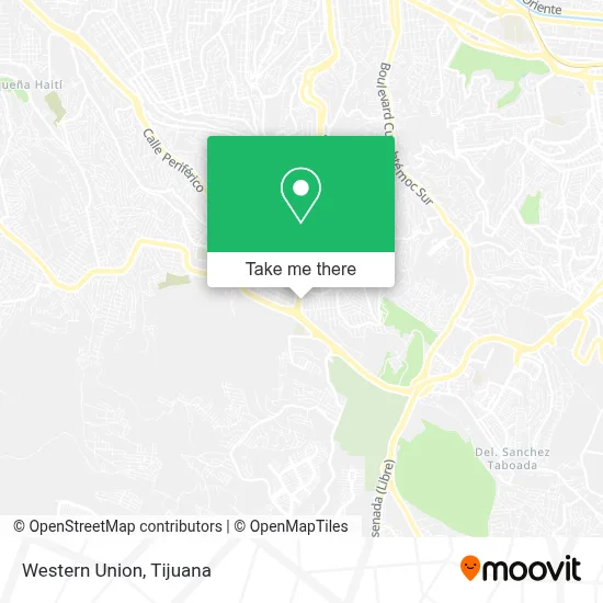 Western Union map