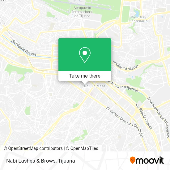 Nabi Lashes & Brows map