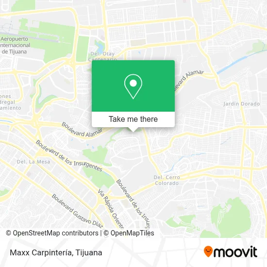 Maxx Carpintería map