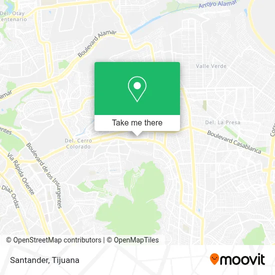 Santander map