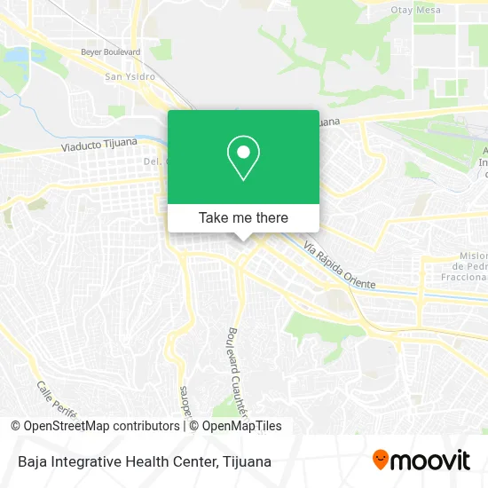 Baja Integrative Health Center map