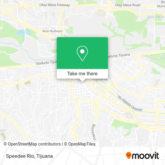 Speedee Rio map