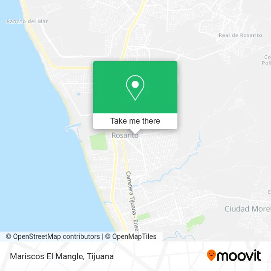 Mariscos El Mangle map