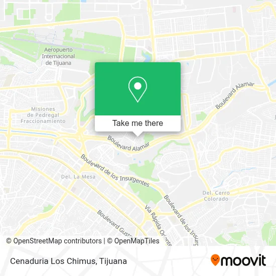 Cenaduria Los Chimus map