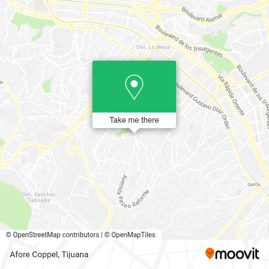 Afore Coppel map