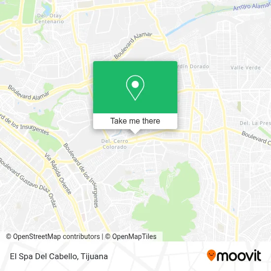 El Spa Del Cabello map