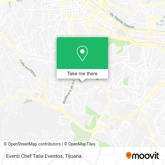 Eventi Chef Talia Eventos map