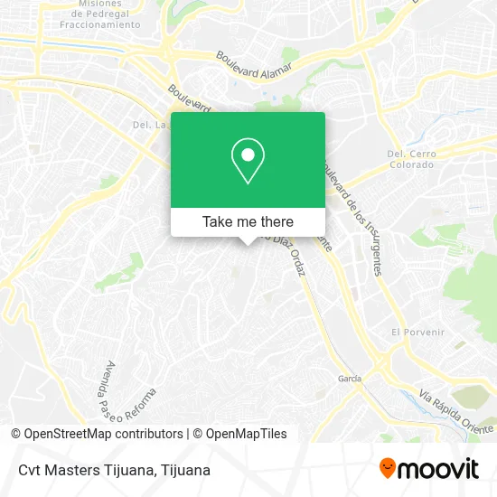 Cvt Masters Tijuana map