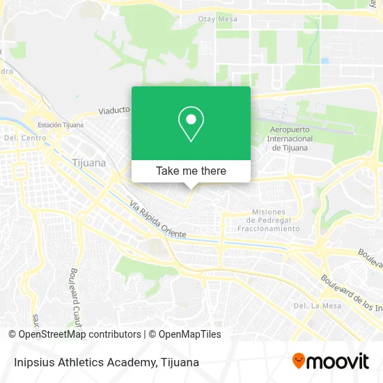 Inipsius Athletics Academy map