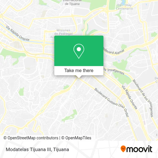 Modatelas Tijuana III map
