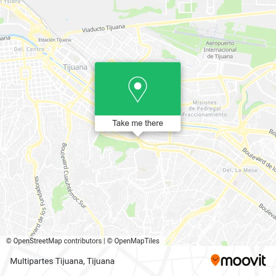 Multipartes Tijuana map