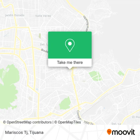 Mariscos Tj map