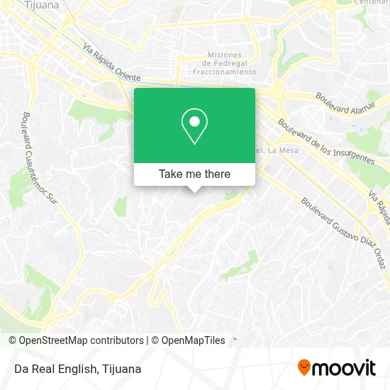 Da Real English map