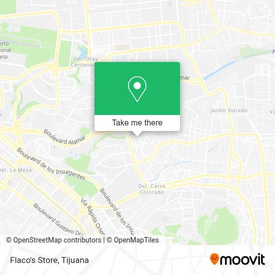 Flaco's  Store map