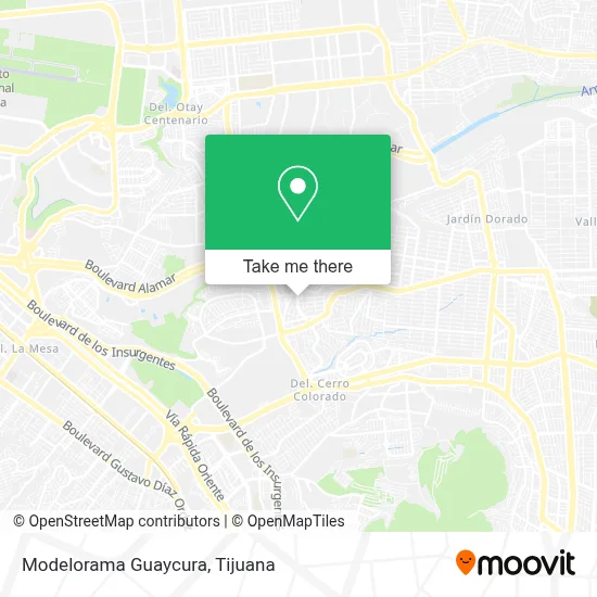 Modelorama Guaycura map