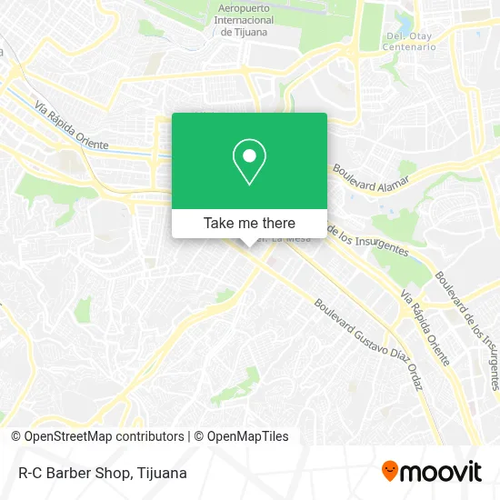 R-C Barber Shop map