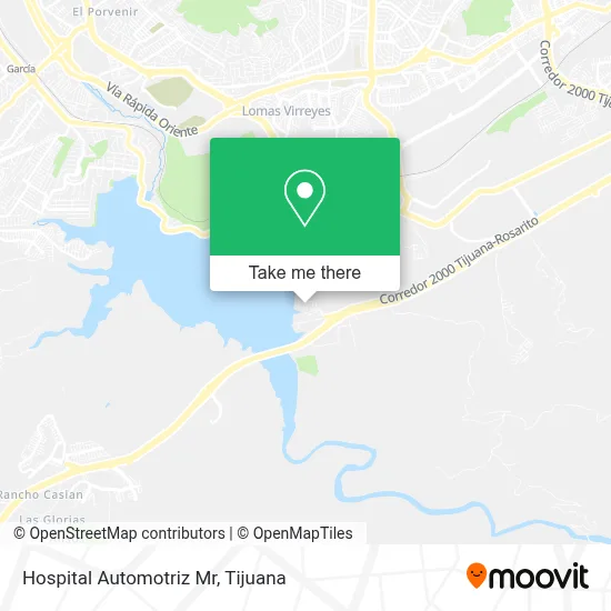 Hospital Automotriz Mr map