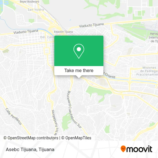 Asebc Tijuana map