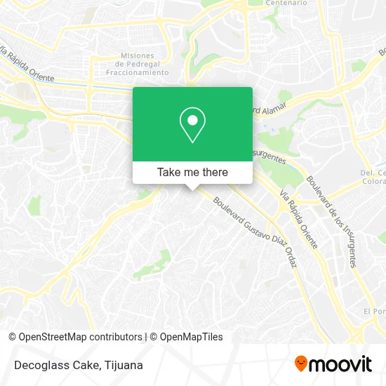 Decoglass Cake map