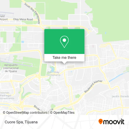 Cuore Spa map