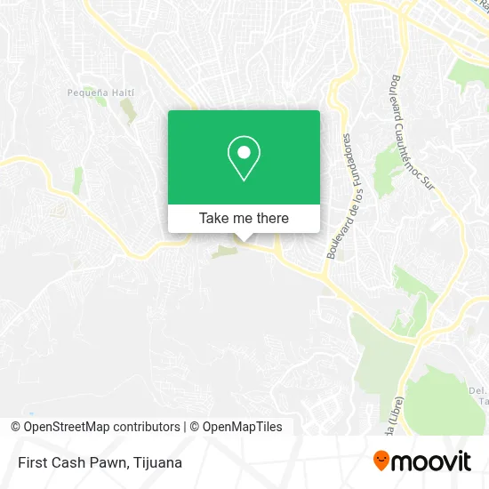 First Cash Pawn map