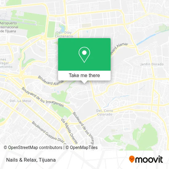 Nails & Relax map