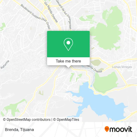 Brenda map