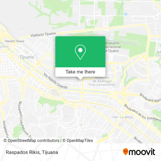 Raspados Rikis map