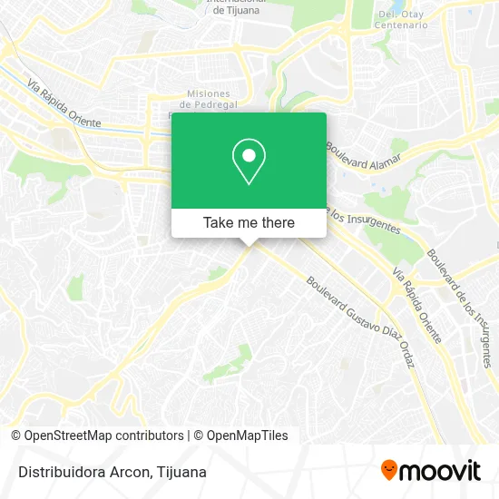 Distribuidora Arcon map