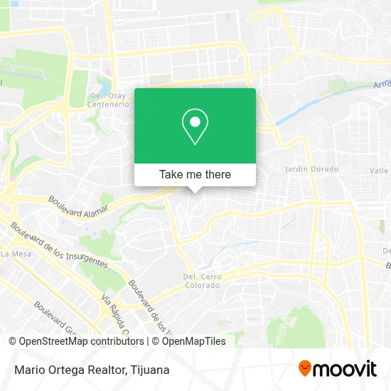 Mario Ortega Realtor map