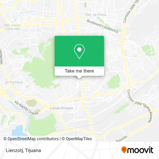 Lienzotj map