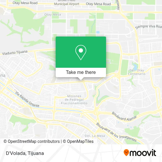 D'Volada map
