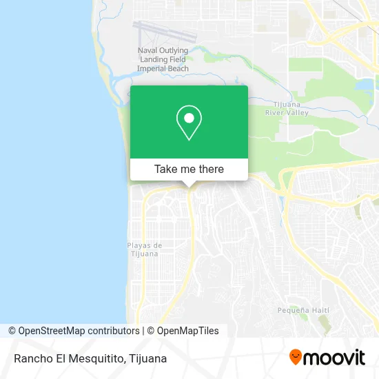 Rancho El Mesquitito map
