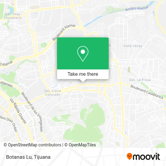 Botanas Lu map