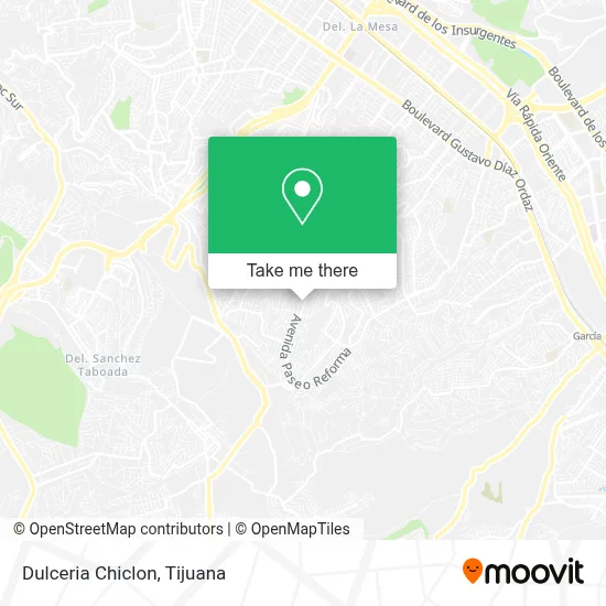 Dulceria Chiclon map