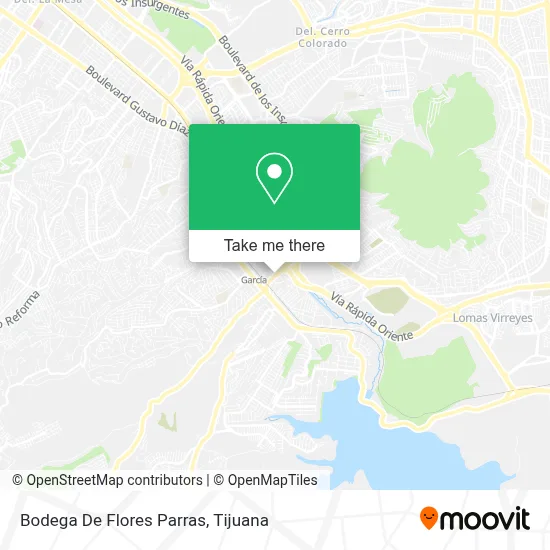 Bodega De Flores Parras map