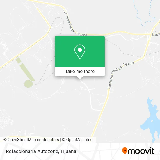 Refaccionaria Autozone map